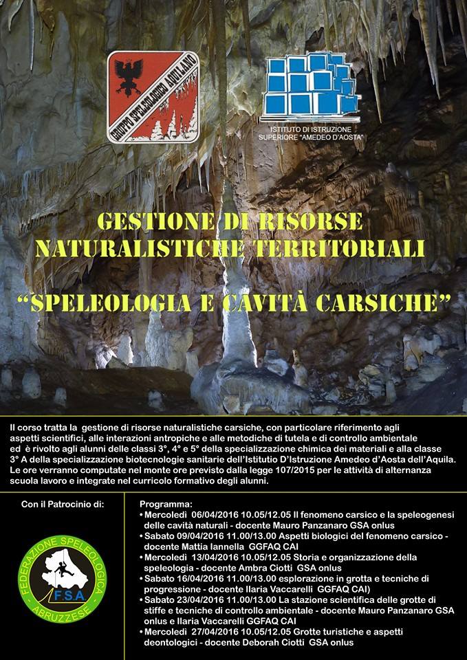 Corso gestione risorse naturalistiche territoriali